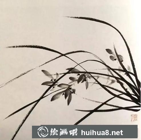 國(guó)畫蘭花的畫法 國(guó)畫蘭花的畫法
