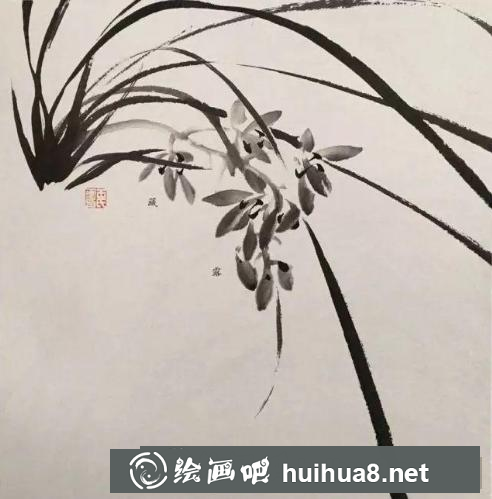 國(guó)畫蘭花的畫法 國(guó)畫蘭花的畫法