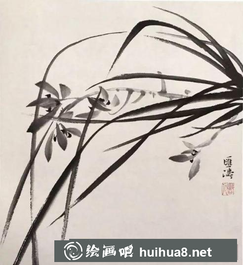 國(guó)畫蘭花的畫法 國(guó)畫蘭花的畫法
