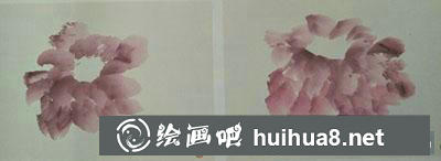 怎么繪制國畫牡丹花頭(全開正面)