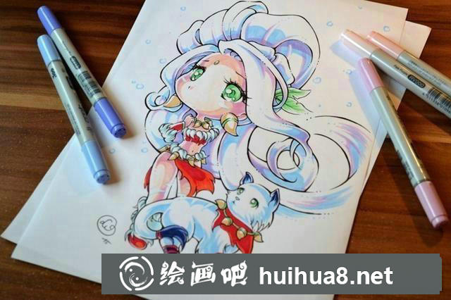 手繪迪士尼公主