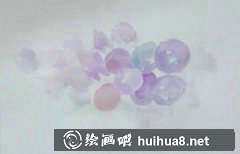 紫葡萄水粉畫教程輕松學