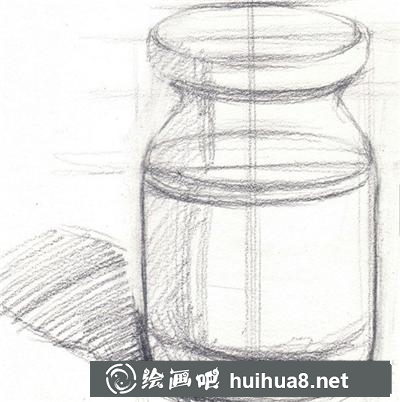 如何畫果醬瓶的輪廓