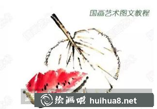 國畫西瓜