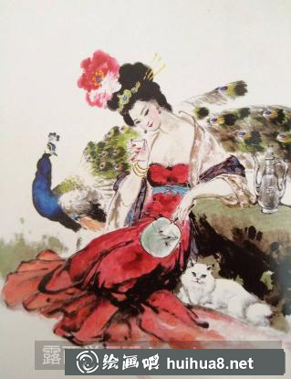 國畫貴妃醉酒