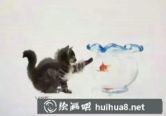 村上豊水彩貓畫品賞