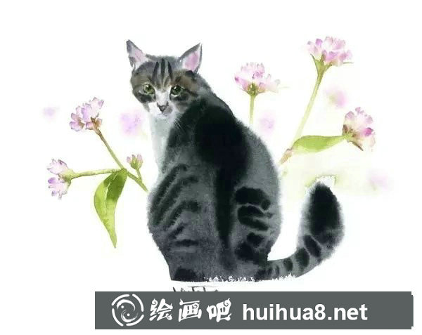 村上豊水彩畫貓 村上豊水彩畫貓9
