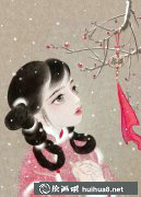 古風(fēng)美圖：堯立插畫女子賞析