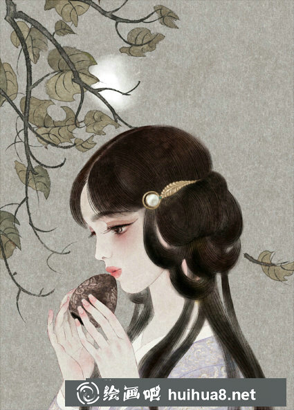 堯立古風女子插畫9