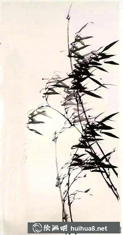 國畫教程-怎么繪制竹子(豎幅風(fēng)竹) 國畫教程-怎么繪制竹子(豎幅風(fēng)竹)