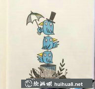 創(chuàng)意小動(dòng)物簡(jiǎn)筆畫作品賞