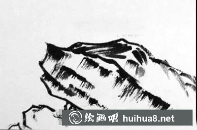 國畫教程-怎么繪制山石