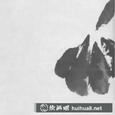 如何繪制水墨畫荷花