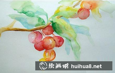 櫻桃的畫(huà)法 櫻桃的畫(huà)法