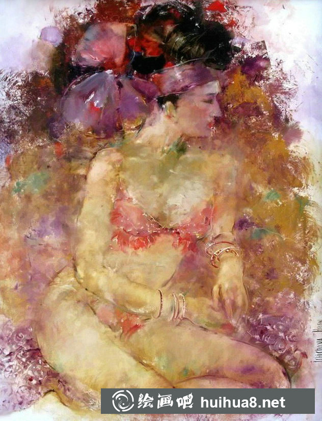 Helen Illichova人物油畫作品3