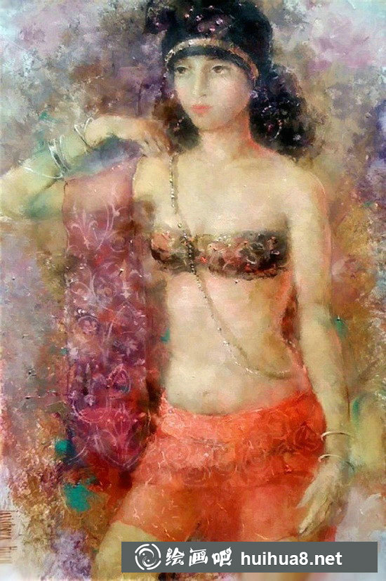 Helen Illichova人物油畫作品5