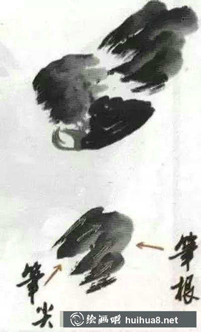 國畫教程怎么繪制寫意母雞