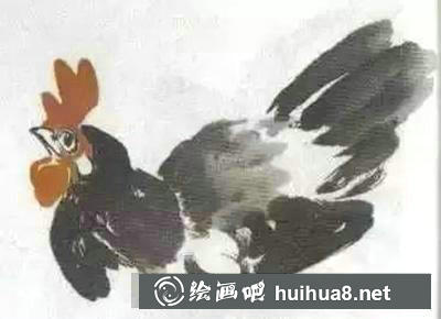 國畫教程怎么繪制寫意母雞