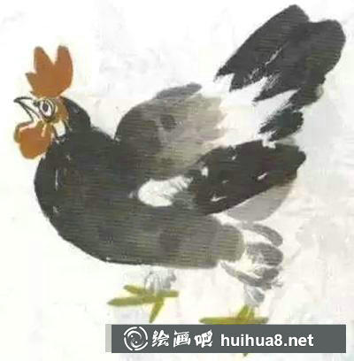 國畫教程怎么繪制寫意母雞