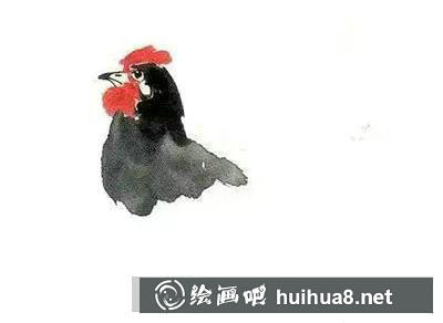 國(guó)畫教程：寫意母雞怎么繪制