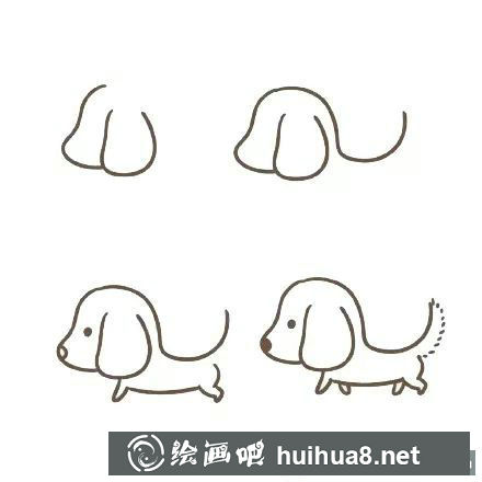 溫柔小狗簡(jiǎn)筆畫