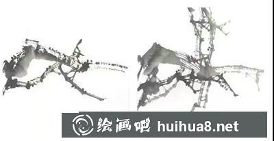 國畫教程：柿子各部位繪制方法