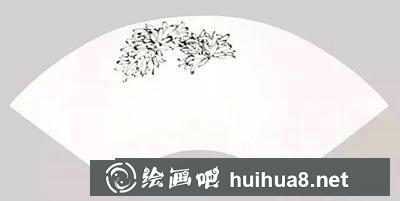 國(guó)畫(huà)教程：寫(xiě)意菊花扇面畫(huà)的繪制方法