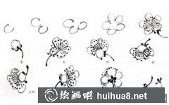 國畫梅花教程：常見技法解析
