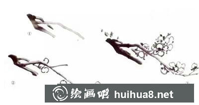 國(guó)畫教程：梅花常見(jiàn)的幾種表現(xiàn)方法