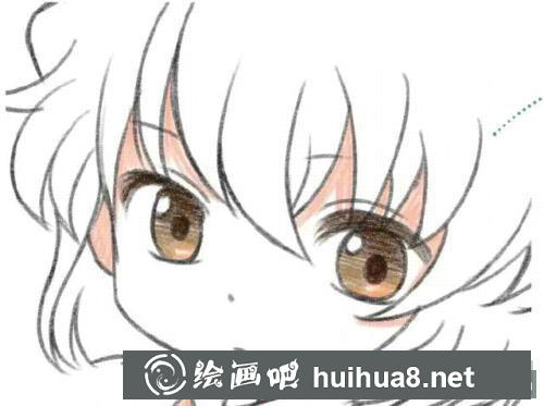 女孩漫畫過程
