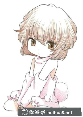 女孩漫畫過程