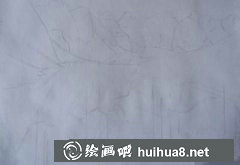水粉畫教程雪山藍(lán)天湖水繪畫技巧
