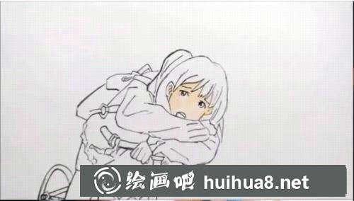 小女孩漫畫過(guò)程
