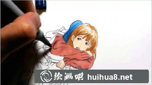 小女孩漫畫過(guò)程