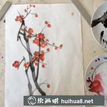 寫意梅花的畫法 寫意梅花的畫法