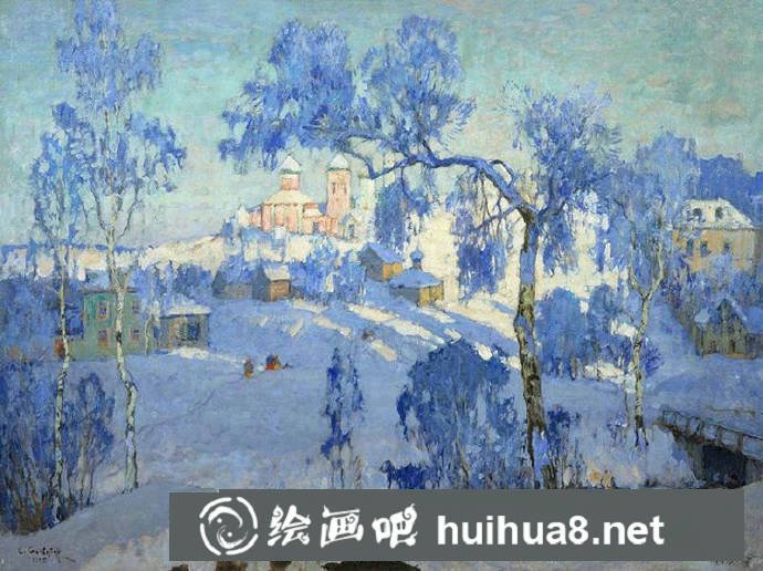 歐洲風景油畫作品2