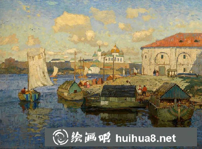 歐洲風景油畫作品4