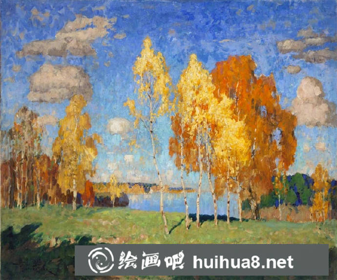 歐洲風景油畫作品6