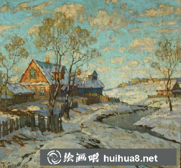 歐洲風景油畫作品7