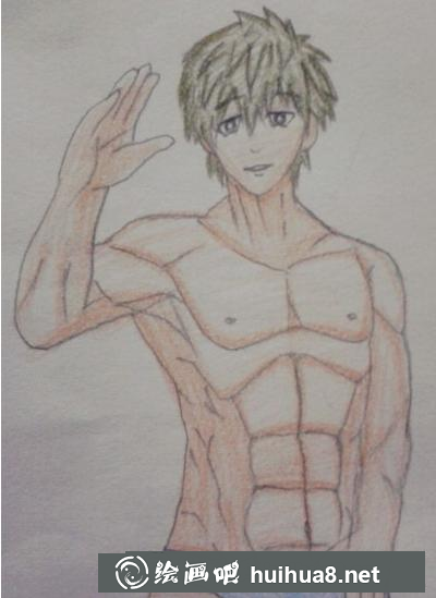 肌肉型男的畫法 肌肉型男的畫法