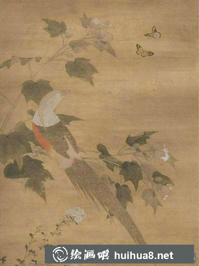 工筆畫教程：怎么畫《芙蓉錦雞圖》