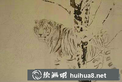 工筆畫教程：怎么畫老虎