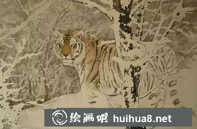 工筆畫教程：怎么畫老虎