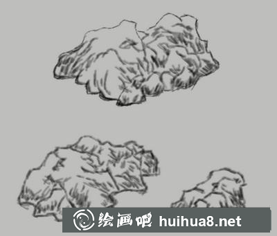石頭的畫(huà)法