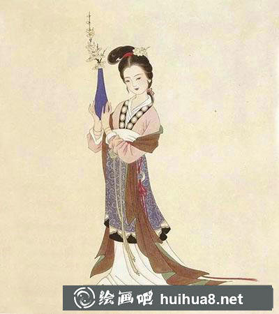 工筆畫教程怎么畫仕女圖