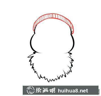 雪人版兔子簡筆畫教程