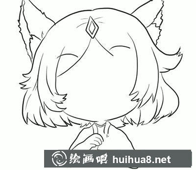 簡(jiǎn)筆畫(huà)教程怎么畫(huà)王者榮耀妲己