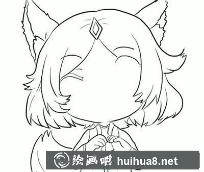 簡(jiǎn)筆畫(huà)教程怎么畫(huà)王者榮耀妲己