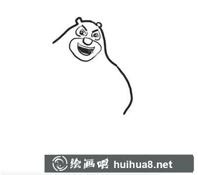 簡筆畫教程怎么畫熊大