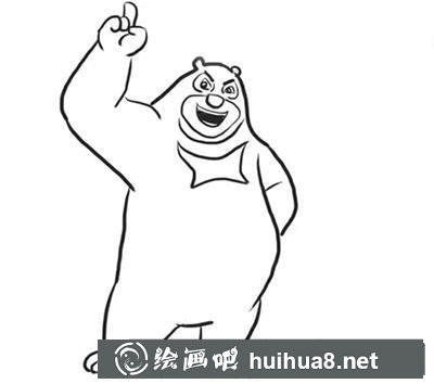 簡筆畫教程怎么畫熊大